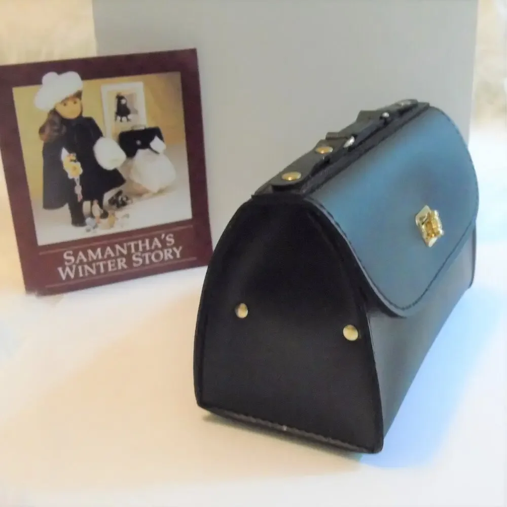 American Girl Samantha Valise Travel Bag Pleasant Company Luggage Case Pamphlet